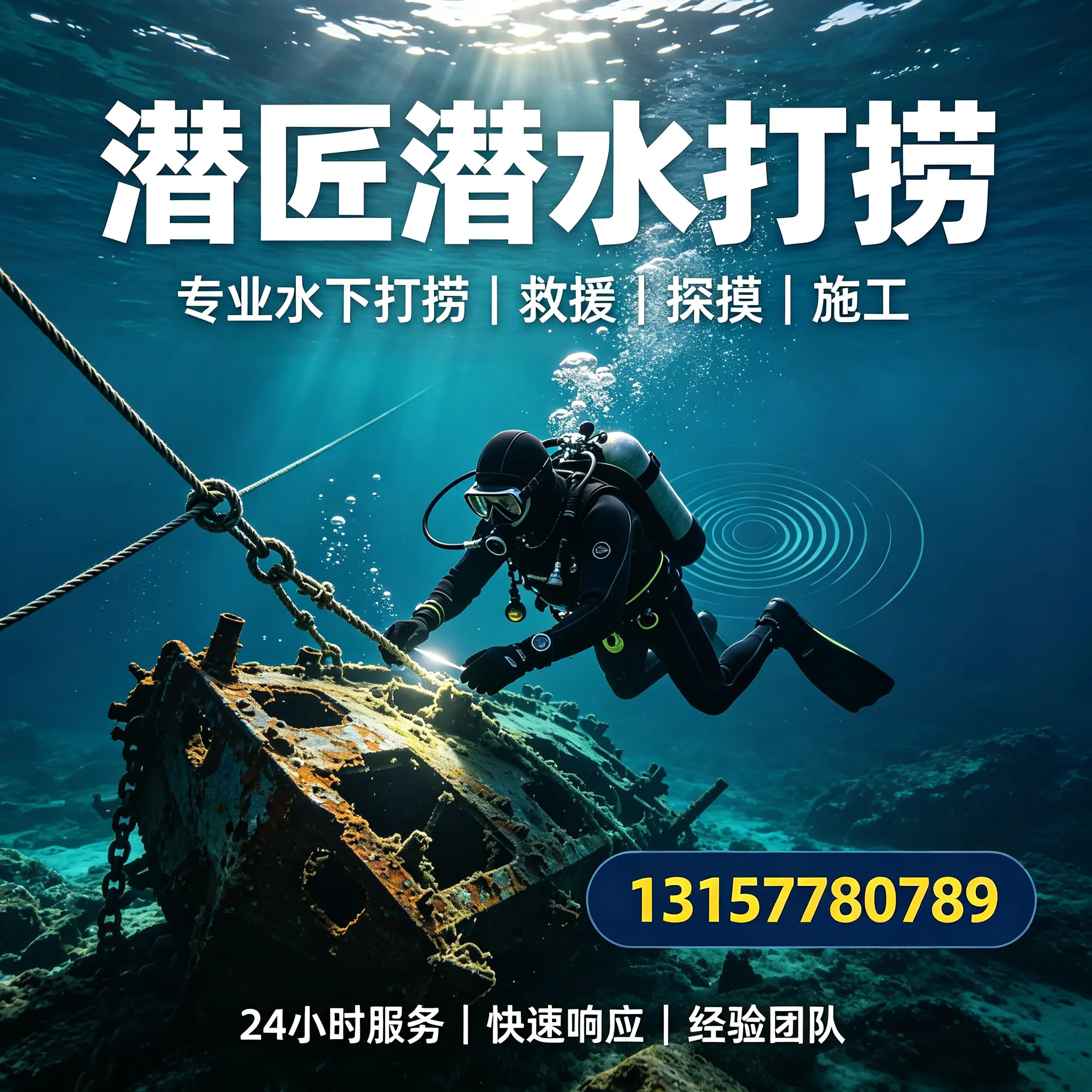 安远水下打捞作业服务产品